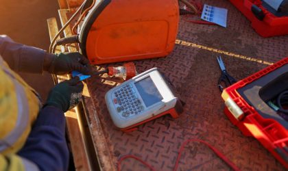 electrician conducting electrical testing