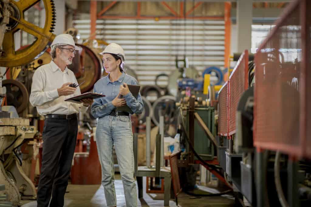 in-house facilities management team working